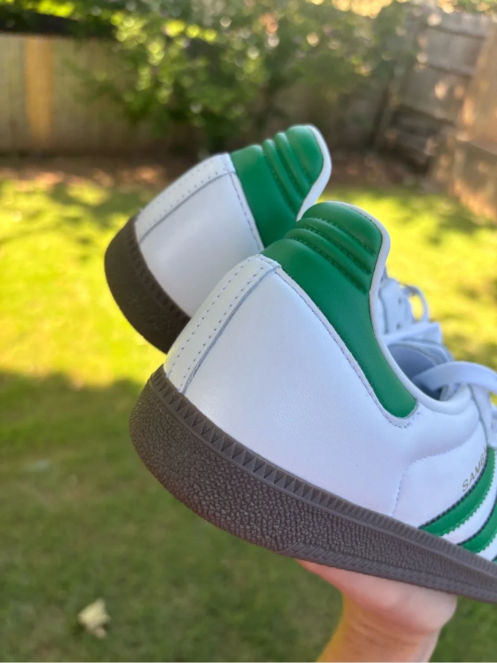 Adidas Samba OG ‘Cloud White / Green Gum’ Men’s Size 10-11 Sneakers NEW! IG1024